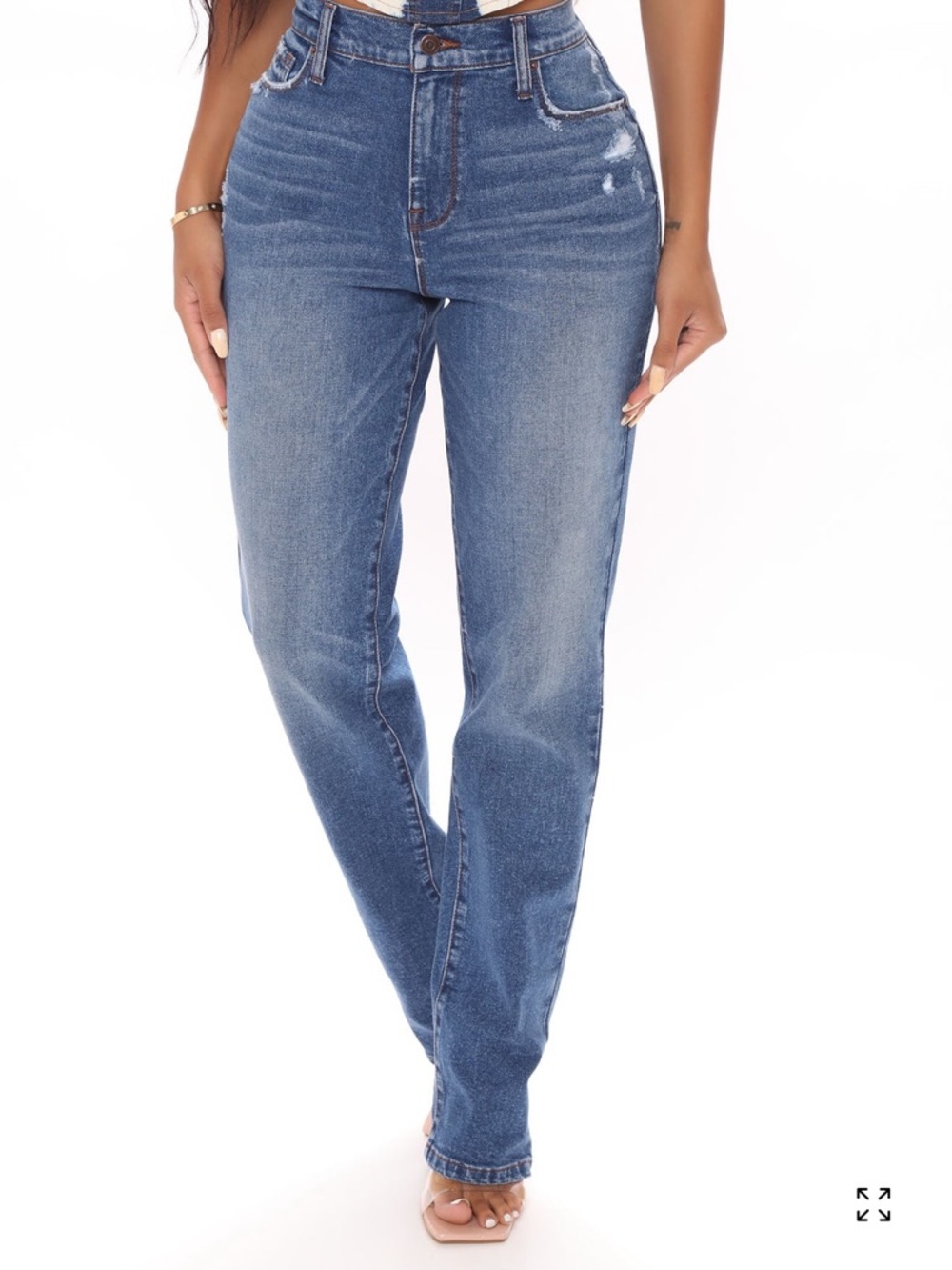 Fashion nova straight leg jeans size 16
